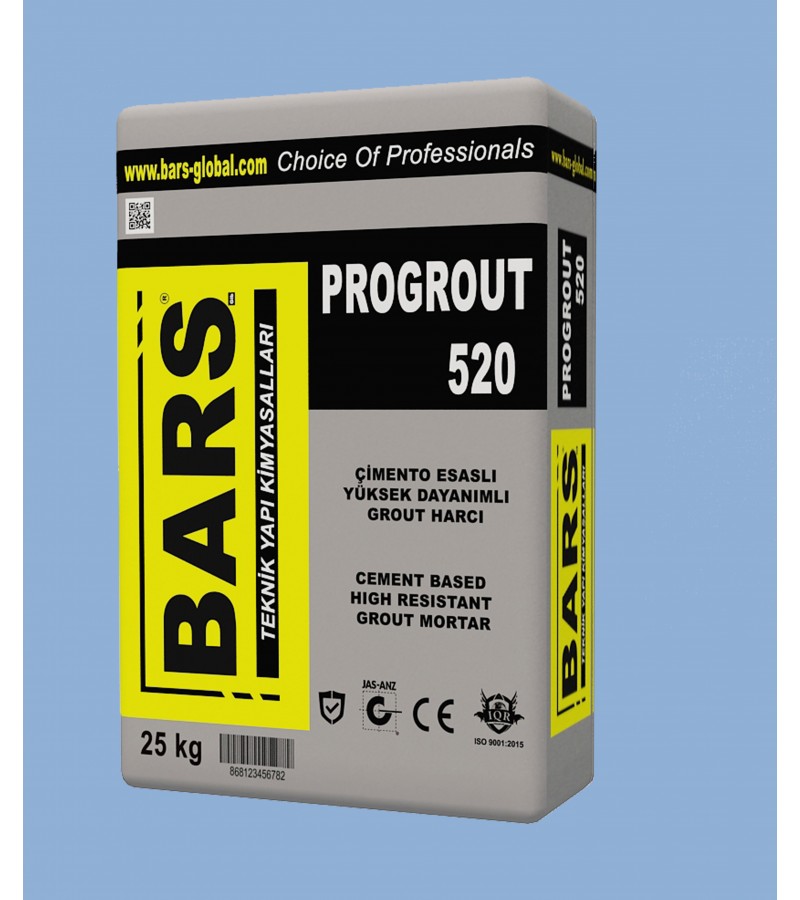 520 - BARS ULTRA DAYANIKLI ZEMİN TAMİR DOLGU KAPLAMA HARCI