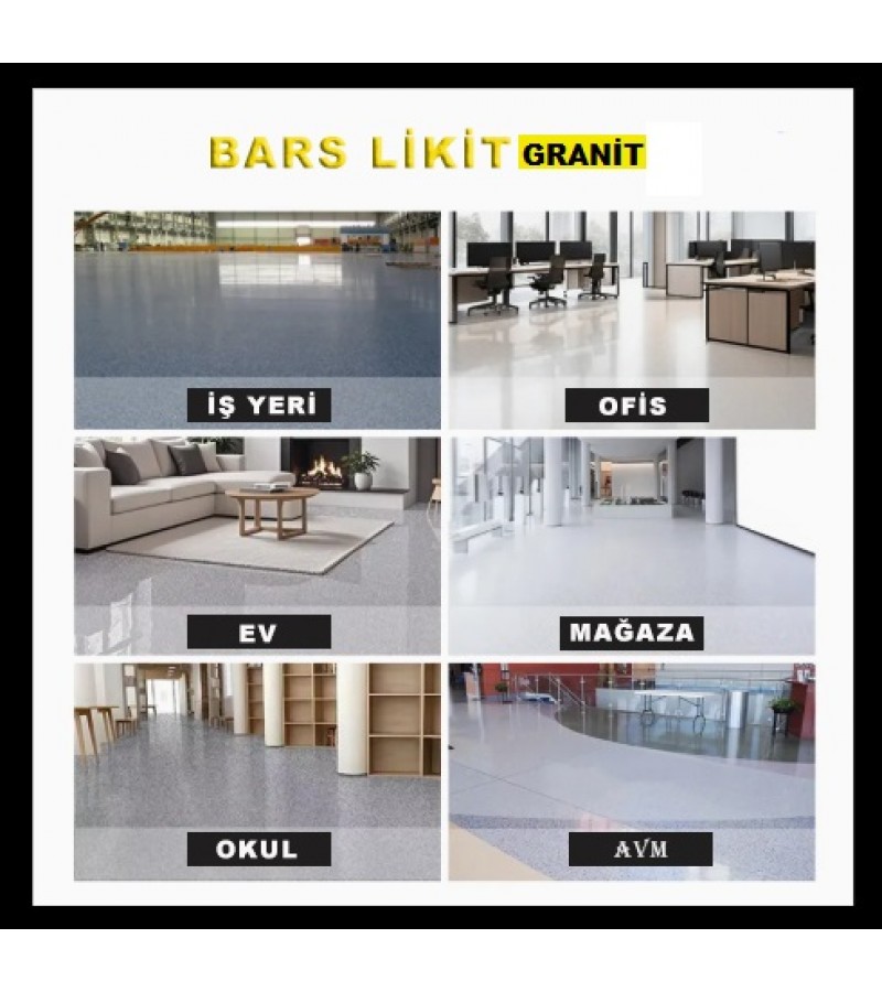 LİKİT GRANİT ZEMİN KAPLAMASI