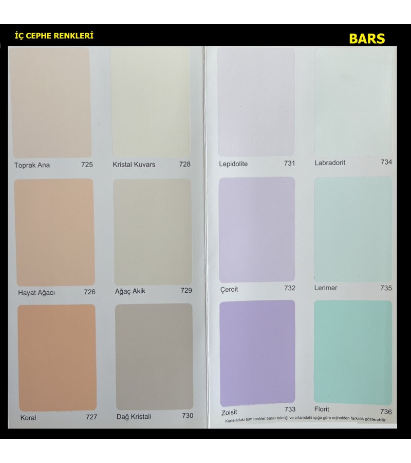 BARS İÇ CEPHE BOYASI