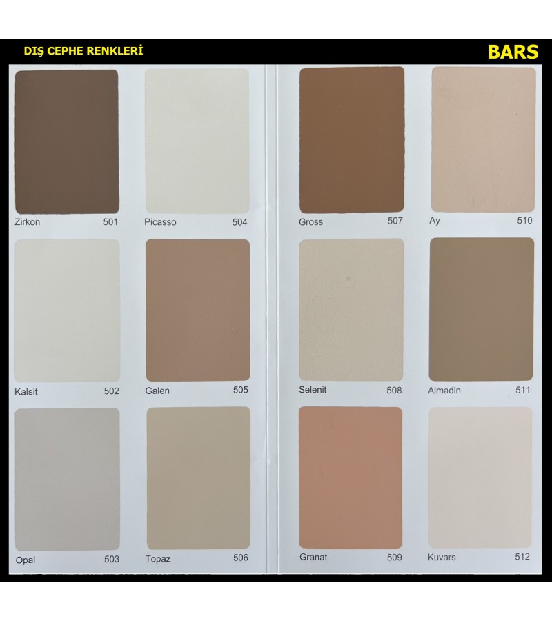 BARS DIŞ CEPHE BOYASI - WALTERMO