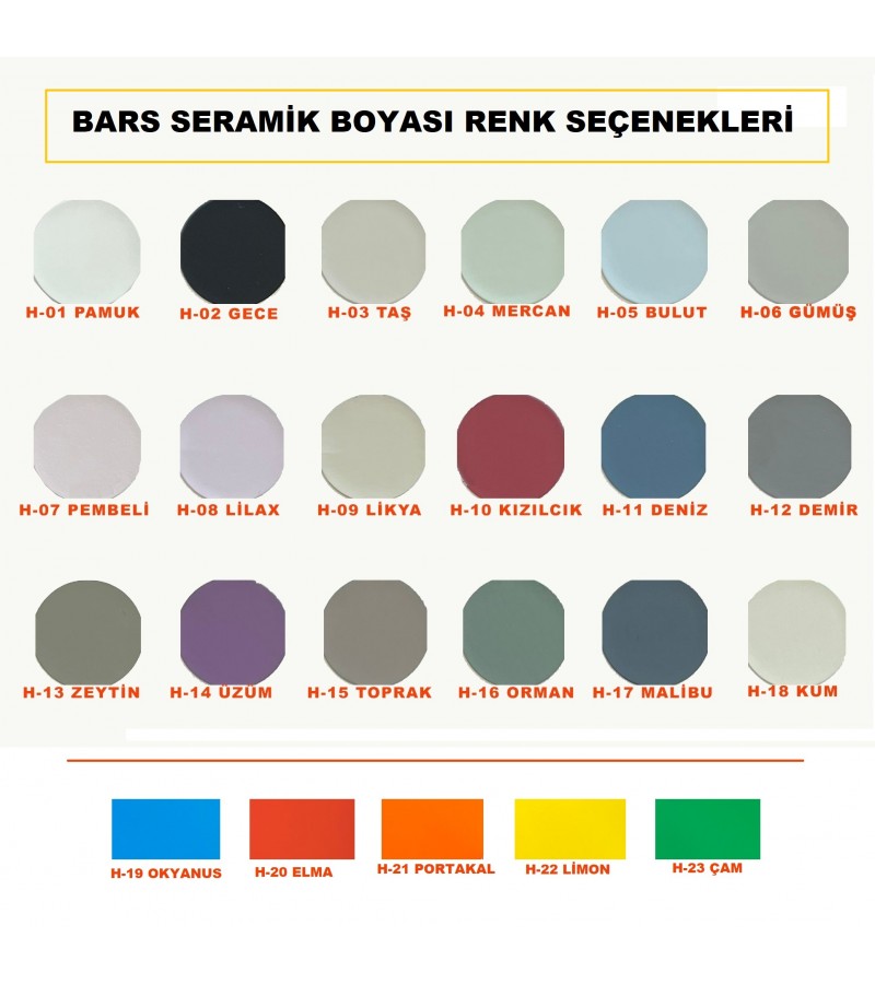 BARS SERAMİK & FAYANS BOYASI
