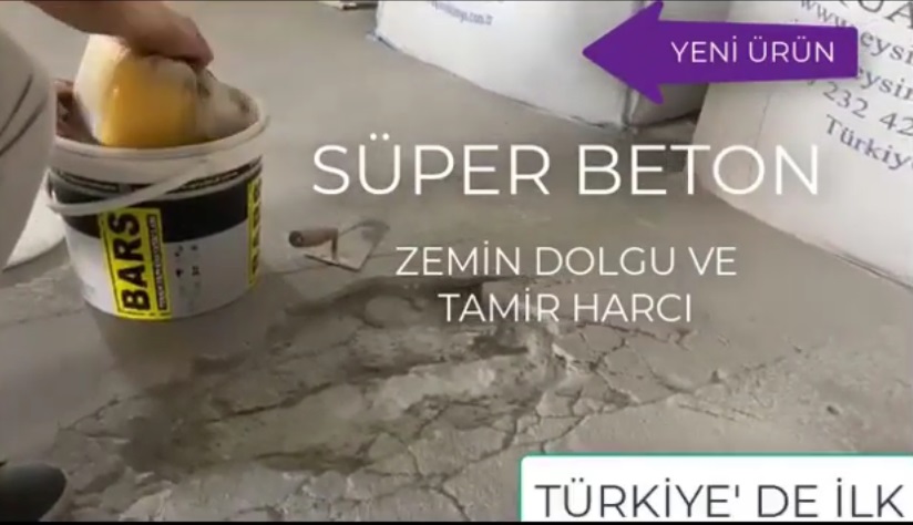 898 - BARS HIZLI KURUYAN ÇİMENTO ESASLI ZEMİN DOLGU VE TAMİR HARCI